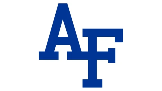 Air Force Falcons official Academy Blue, White, Silver and Dark Blue color codes