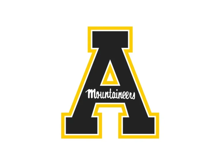 App State Mountaineers official black, gold and white color codes