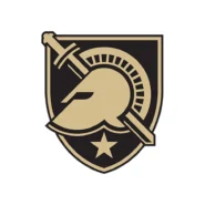 Army Black Knights gold, black and gray color codes with HEX, RGB, CMYK and Pantone references
