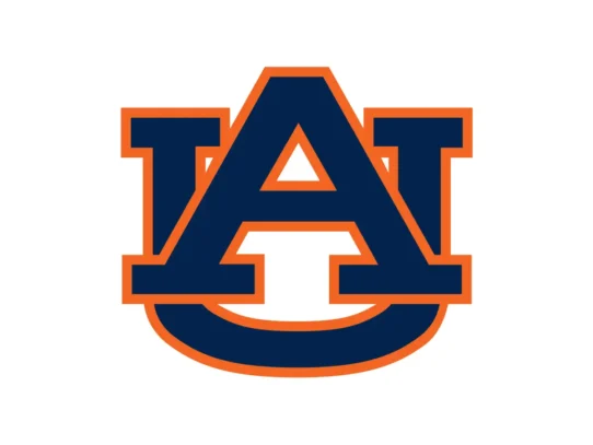 Auburn Tigers color codes for Burnt Orange, Navy Blue and supporting White