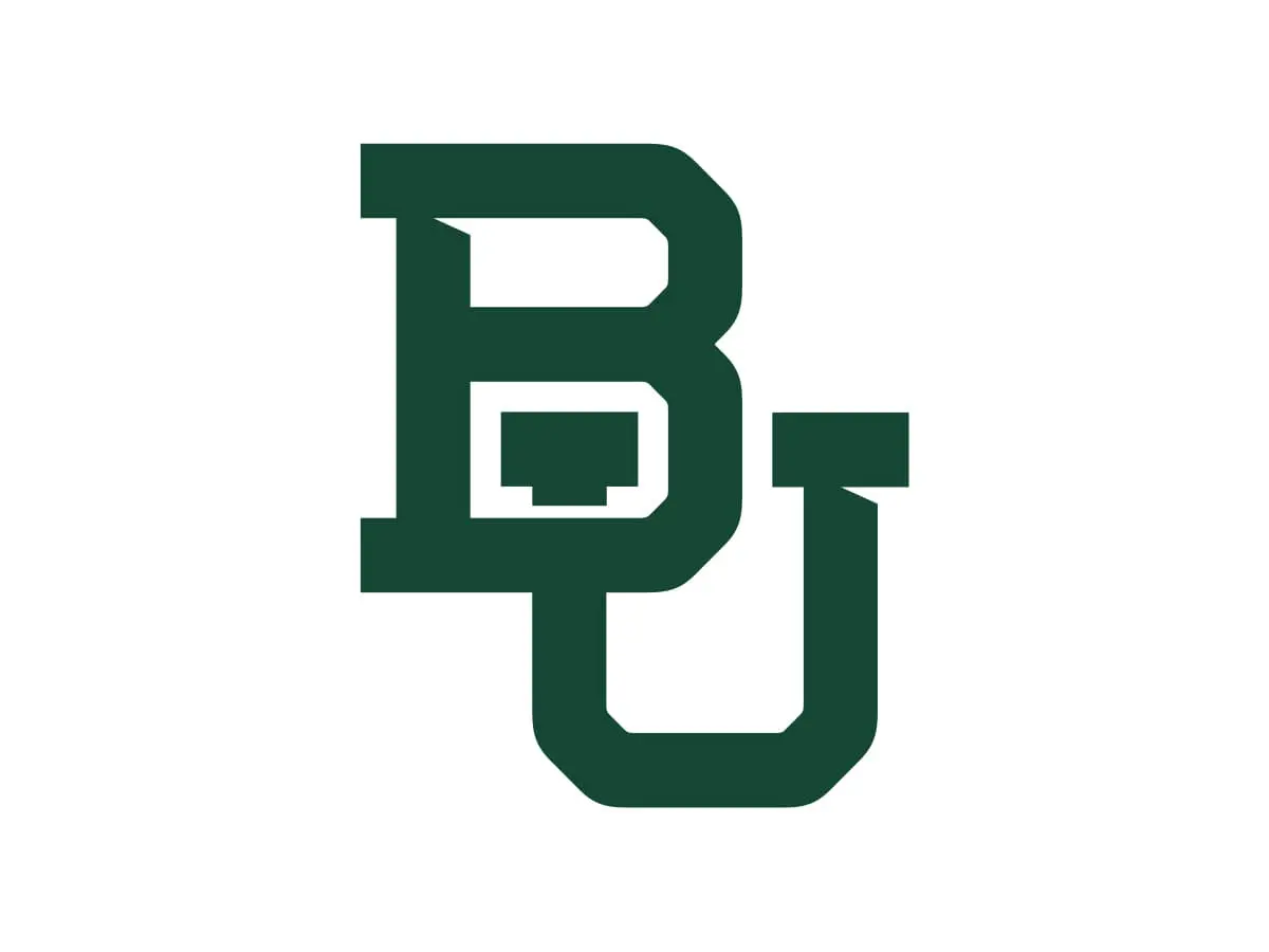 Baylor Bears official green and gold color codes with HEX, RGB, CMYK and Pantone values