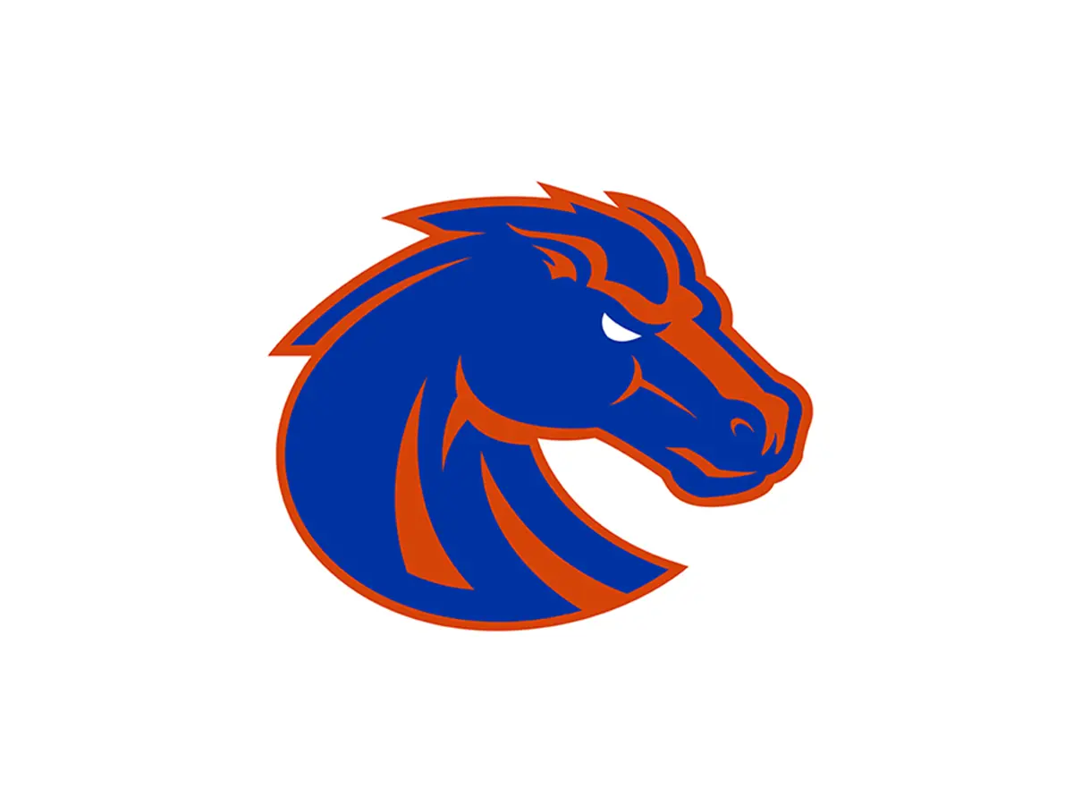 Boise State Broncos blue, orange and white color codes in HEX, RGB, CMYK and Pantone