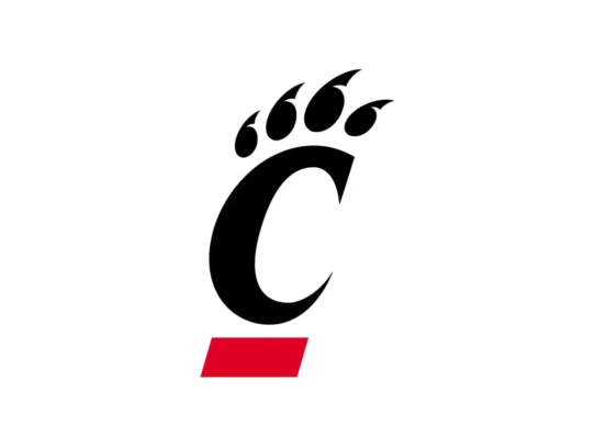 Cincinnati Bearcats red, black and white official color codes
