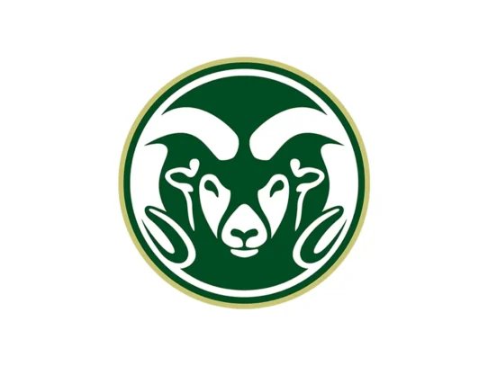 Colorado State Rams green, gold and white color codes chart