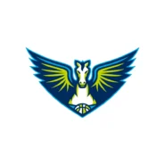 Dallas Wings official logo colors with HEX, RGB, CMYK and Pantone references