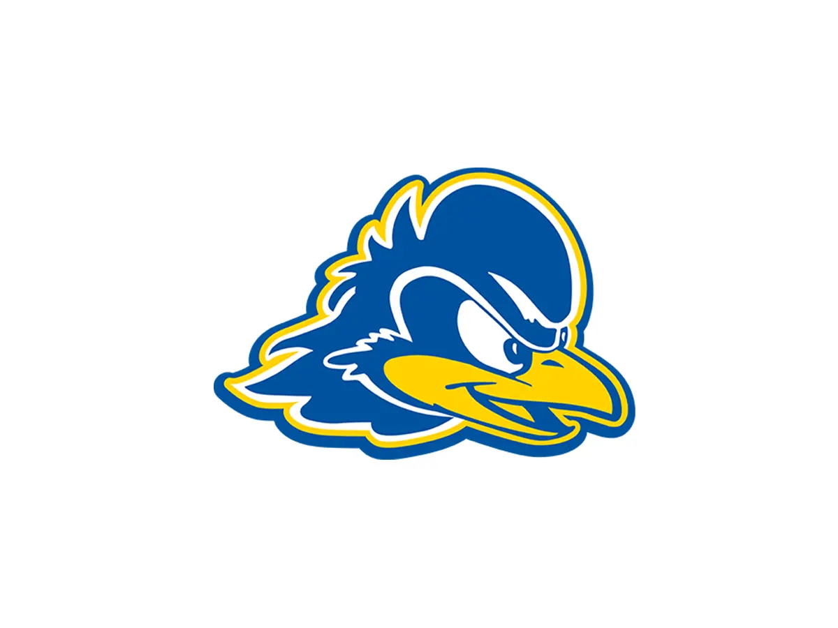 Delaware Blue Hens official blue, yellow-gold and supporting white color codes