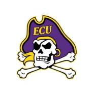 East Carolina Pirates purple, gold and black accent color code chart