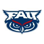 Florida Atlantic Owls official blue, red, metallic silver and gray color codes
