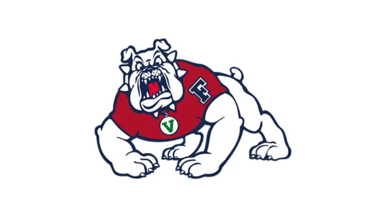 Fresno State Bulldogs Cardinal Red, Blue and White color codes