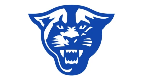 Georgia State Panthers blue, white and red accent color codes