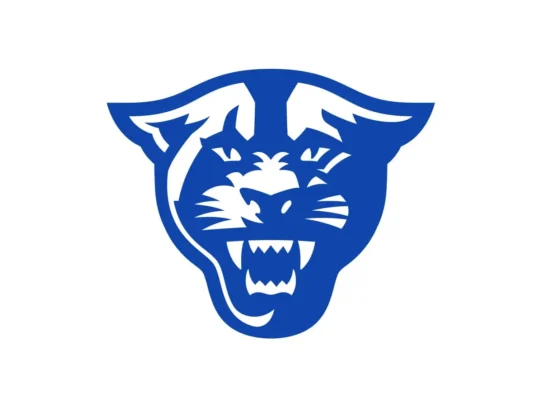 Georgia State Panthers blue, white and red accent color codes