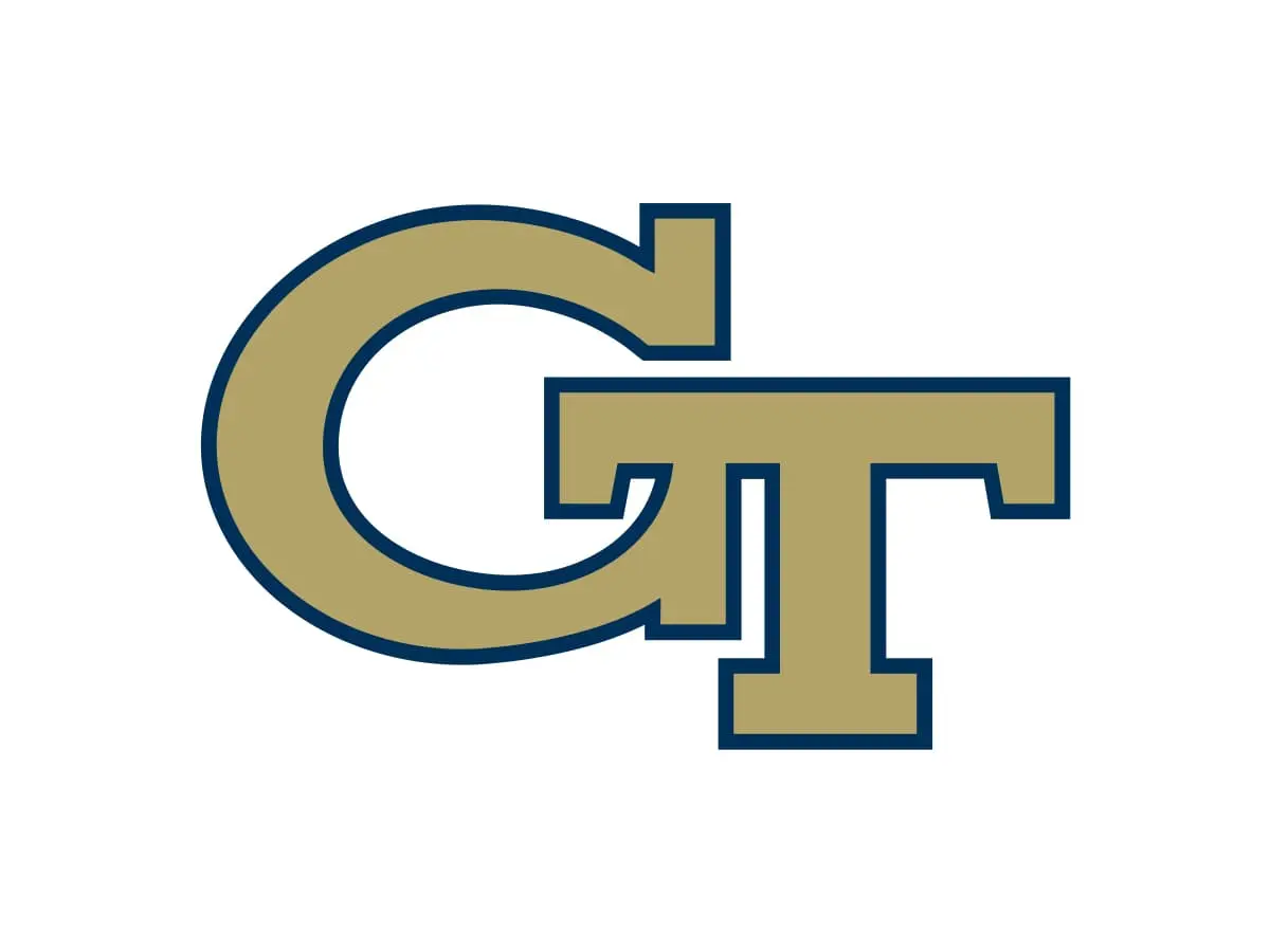 Georgia Tech Yellow Jackets Tech Gold, White and Navy Blue color codes