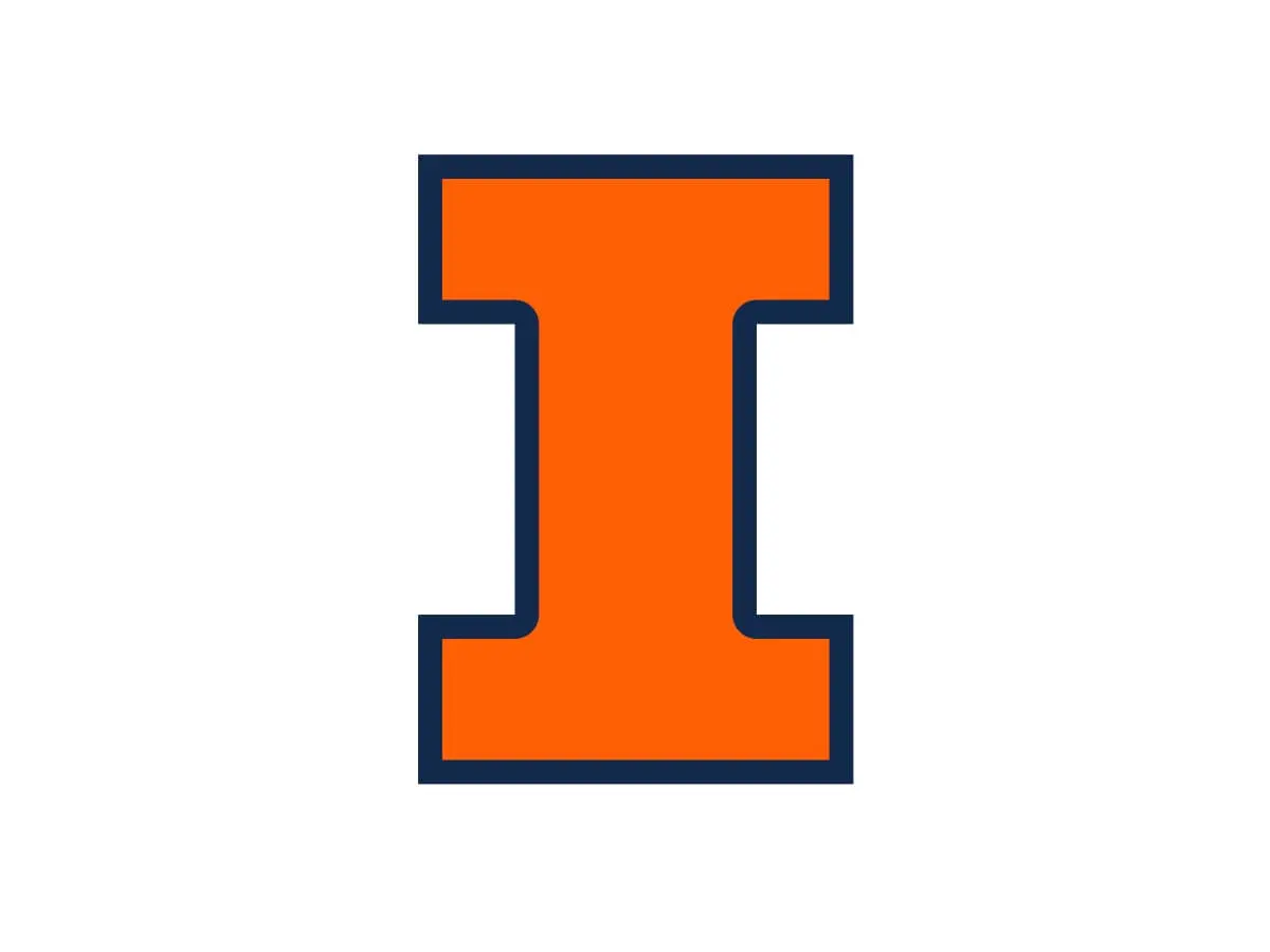 Illinois Fighting Illini orange and blue color codes