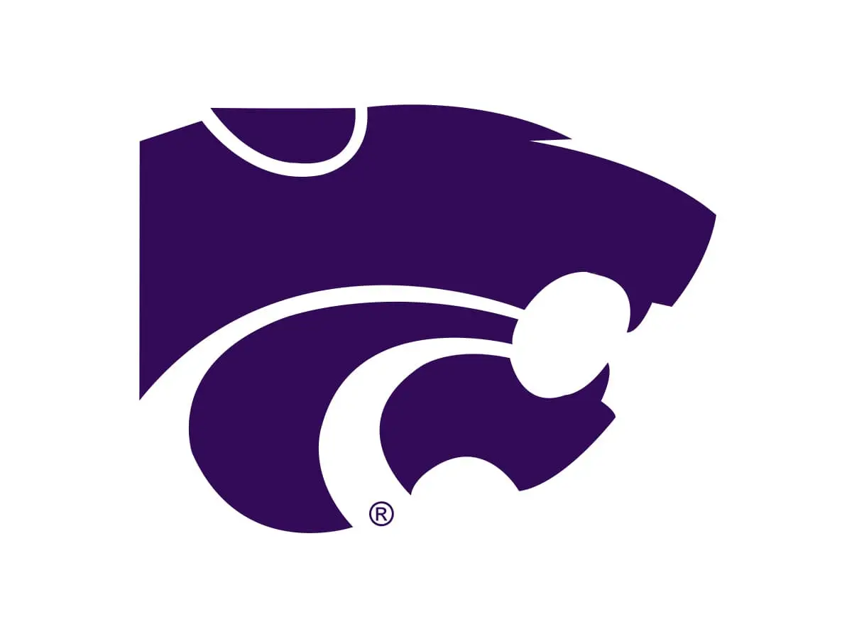 Kansas State Wildcats purple, white and gray color code reference