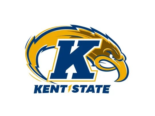 Kent State Golden Flashes blue and gold color codes with HEX, RGB, CMYK and Pantone values
