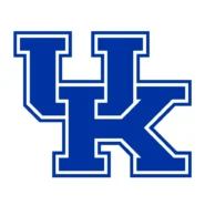 Kentucky Wildcats Wildcat Blue, white and black color codes chart