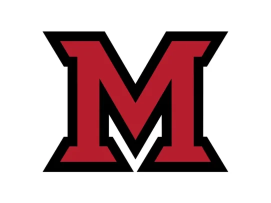 Miami (OH) RedHawks official Miami Red, white and black color codes