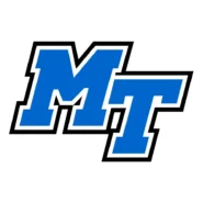 Middle Tennessee Blue Raiders blue, white and black color code reference