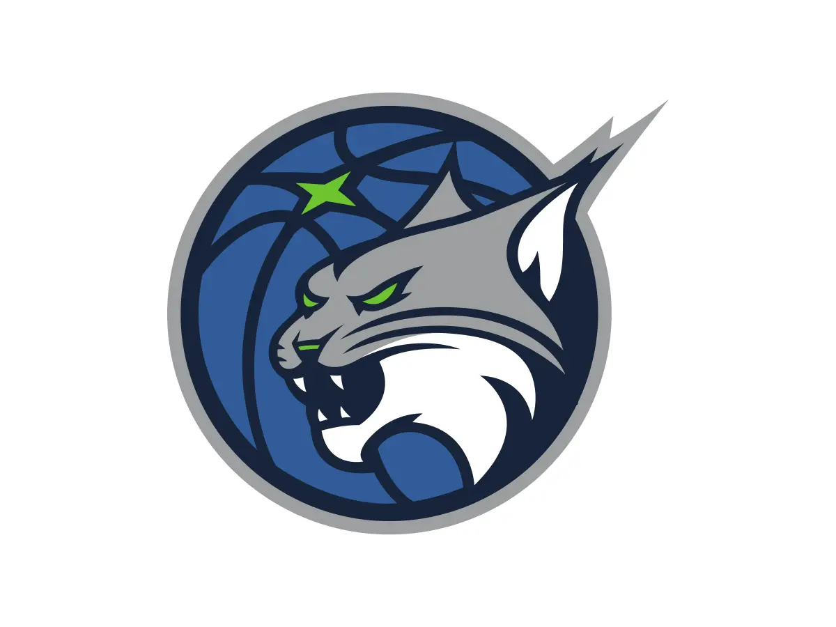 Minnesota Lynx color codes for Midnight Blue, Lake Blue, Aurora Green, and Moonlight Grey