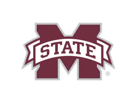 Mississippi State Bulldogs maroon, white and gray color codes