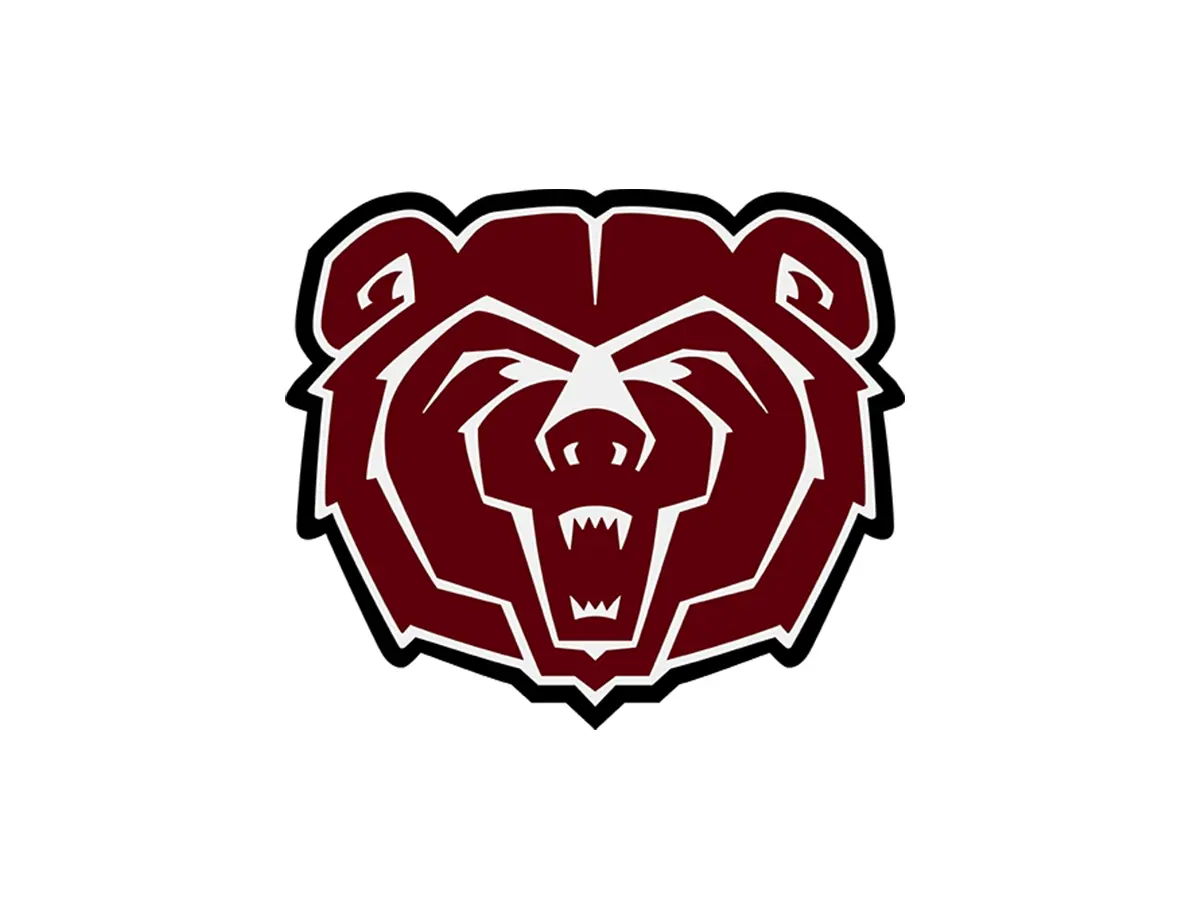 Missouri State Bears maroon, black and white official color codes