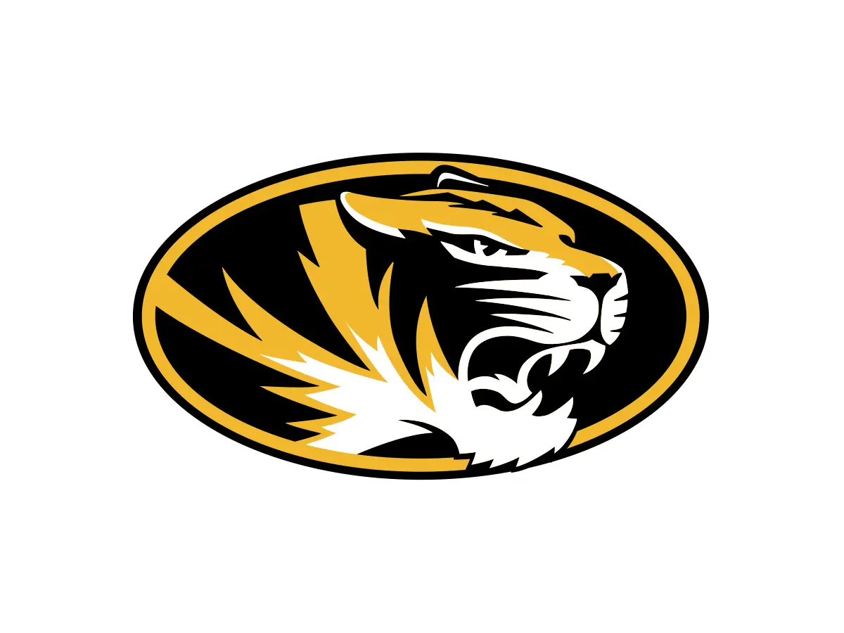 Missouri Tigers official black, gold, anthracite and white color codes