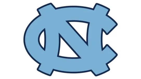 North Carolina Tar Heels Carolina Blue, White and Navy color palette with HEX, RGB, CMYK and Pantone codes