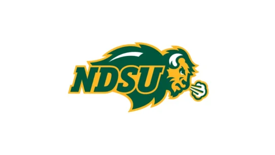 North Dakota State Bison green and yellow color codes chart