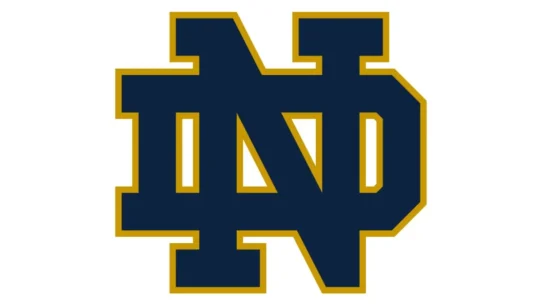 Notre Dame Fighting Irish official blue, gold and Irish green color codes