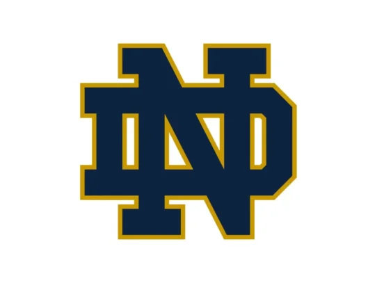 Notre Dame Fighting Irish official blue, gold and Irish green color codes