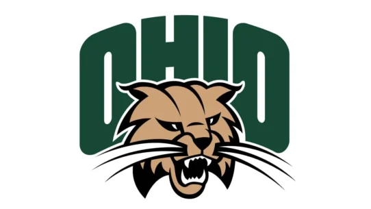 Ohio Bobcats green, white and black official athletics color codes