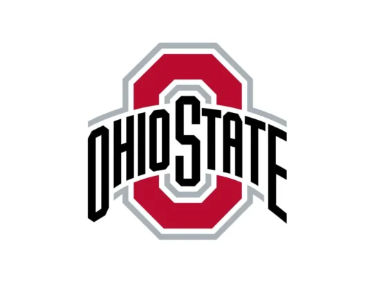 Ohio State Buckeyes scarlet, gray and white color codes