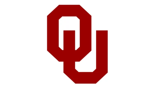 Oklahoma Sooners crimson, cream and supporting white color codes with HEX, RGB, CMYK and Pantone references