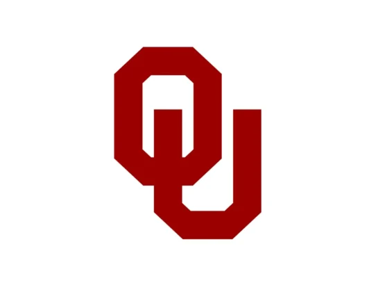 Oklahoma Sooners crimson, cream and supporting white color codes with HEX, RGB, CMYK and Pantone references