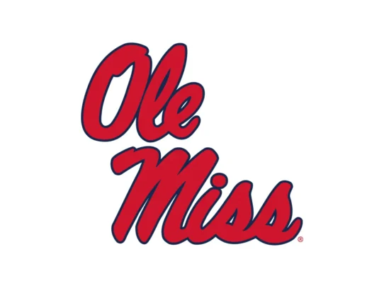 Ole Miss Rebels color codes for Cardinal Red, Navy Blue and Powder Blue