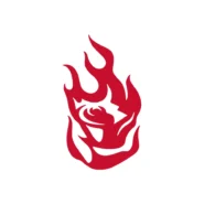 Portland Fire official team colors: Fire Red, Brown, Blue and Pink