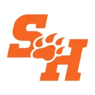 Sam Houston Bearkats orange, white and gray official color codes