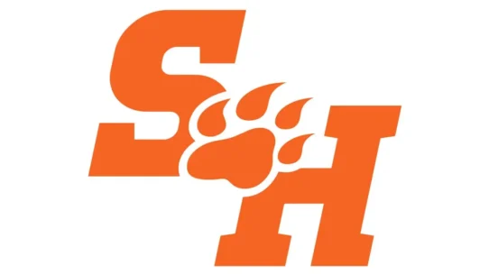 Sam Houston Bearkats orange, white and gray official color codes