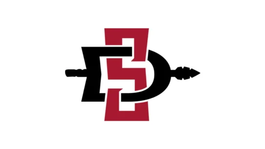 San Diego State Aztecs red and black official color codes