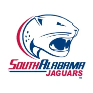 South Alabama Jaguars official red, blue and white color codes