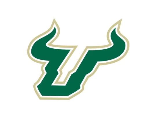 South Florida Bulls official green, gold and white color codes