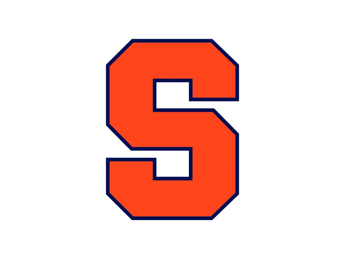 Syracuse Orange official color codes for orange, white and blue