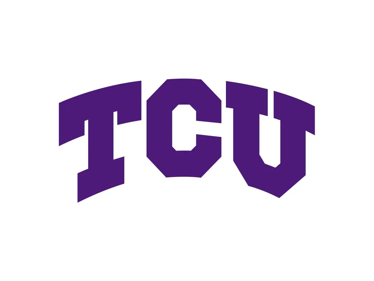 TCU Horned Frogs official purple, white, grey and black color codes