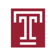 Temple Owls cherry, white and black color codes for HEX, RGB, CMYK and Pantone
