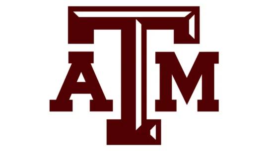 Texas A&M Aggies color codes for Aggie Maroon, white and an official supporting neutral