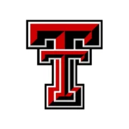 Texas Tech Red Raiders scarlet, black and white color code reference chart