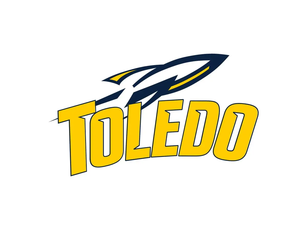 Toledo Rockets official Midnight Blue and Athletic Gold color codes