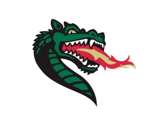 UAB Blazers official green and gold color codes with HEX, RGB, CMYK and Pantone values