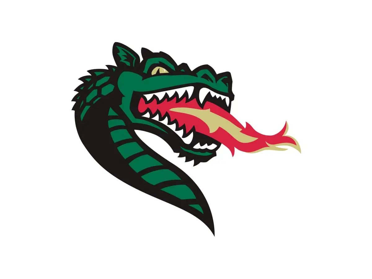 UAB Blazers official green and gold color codes with HEX, RGB, CMYK and Pantone values