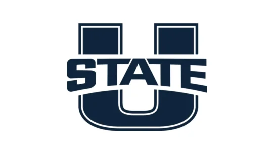 Utah State Aggies official Aggie Blue, white, gray and black color codes